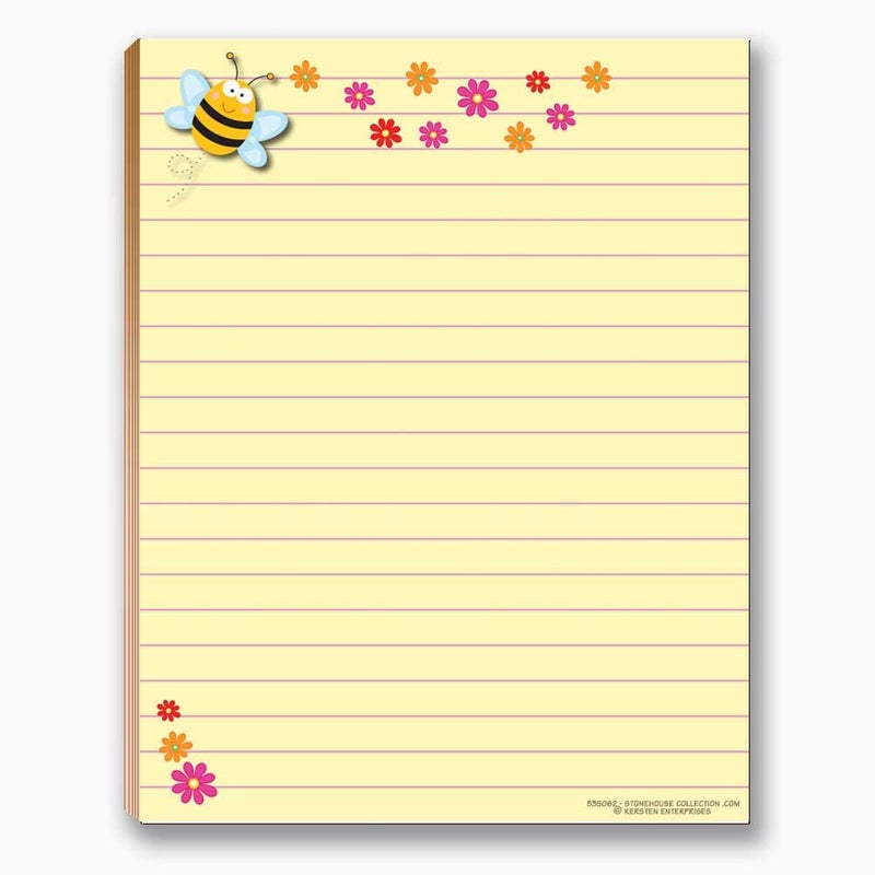 Stonehouse Collection Cute Notepads - 4 Assorted Pads - USA Made - Ladybug, Bee, Butterfly, Dragonfly - Fun Small Gift - Image 2